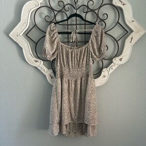 Leopard Print Dress (short but not mini)